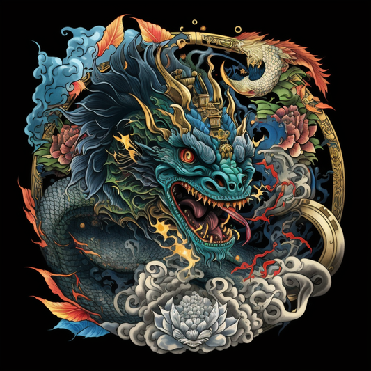 Dragon Art Abstract Diamond Art Kit