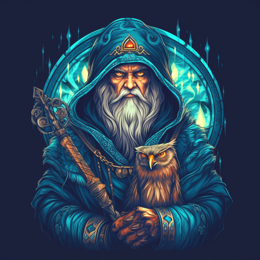 Green Cloak Wizard Diamond Art Kit