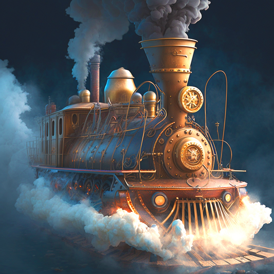 Steam Train Diamond Art Kit