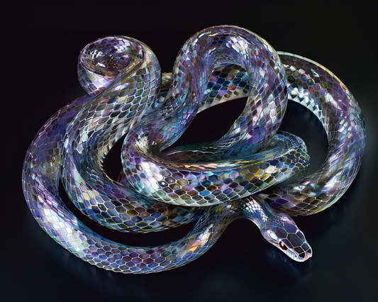 Purple Crystal Snake Diamond Art Kit