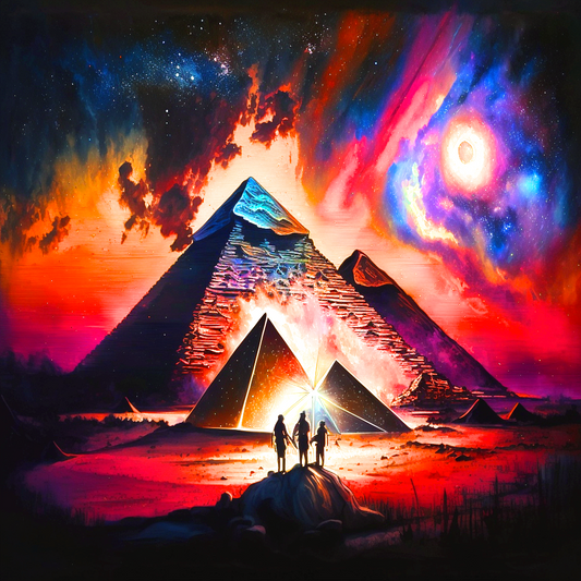 Galaxy Pyramids Diamond Art Kit