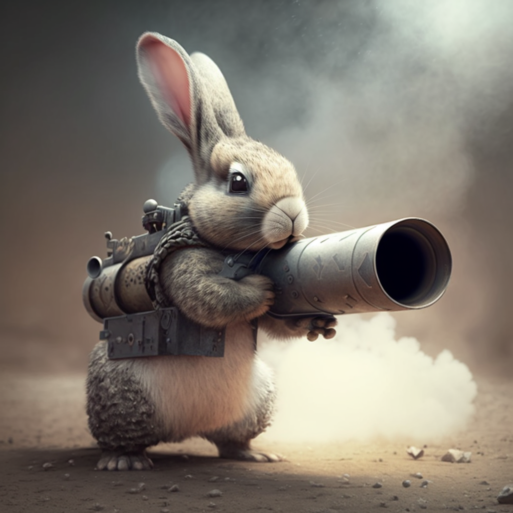 Bazooka Bunny Diamond Art Kit