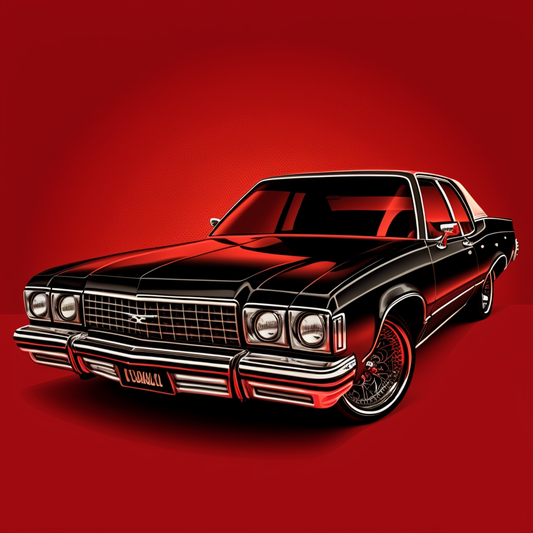 Black Classic Chevy Diamond Art Kit