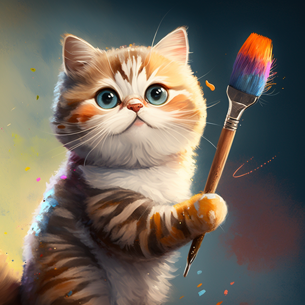 Picasso Kitten Diamond Art Kit