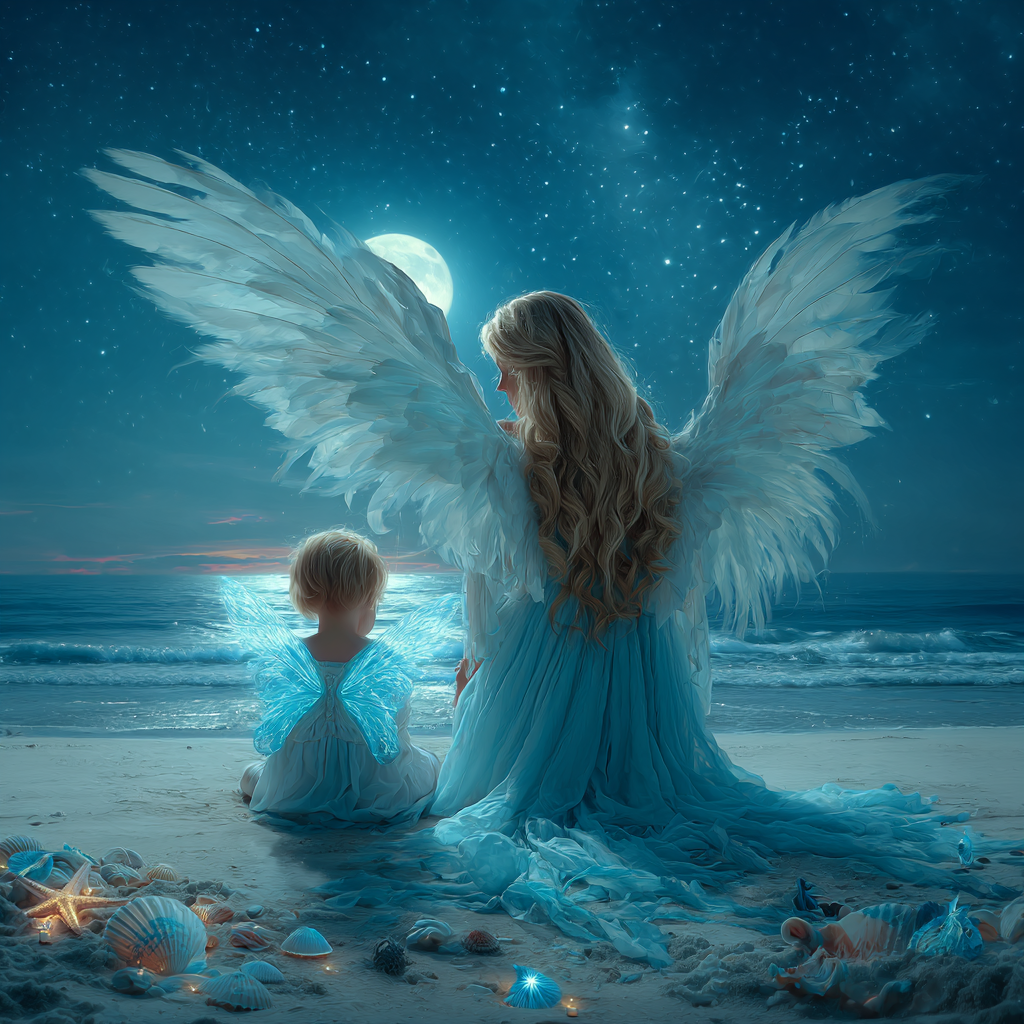 Angels On The Beach Diamond Art Kit