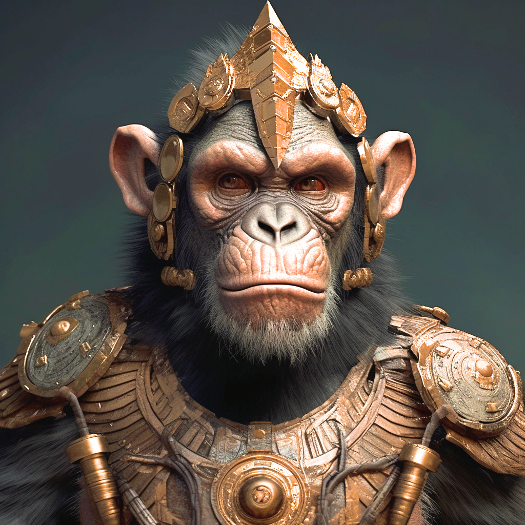 Gladiator Chimp Diamond Art Kit