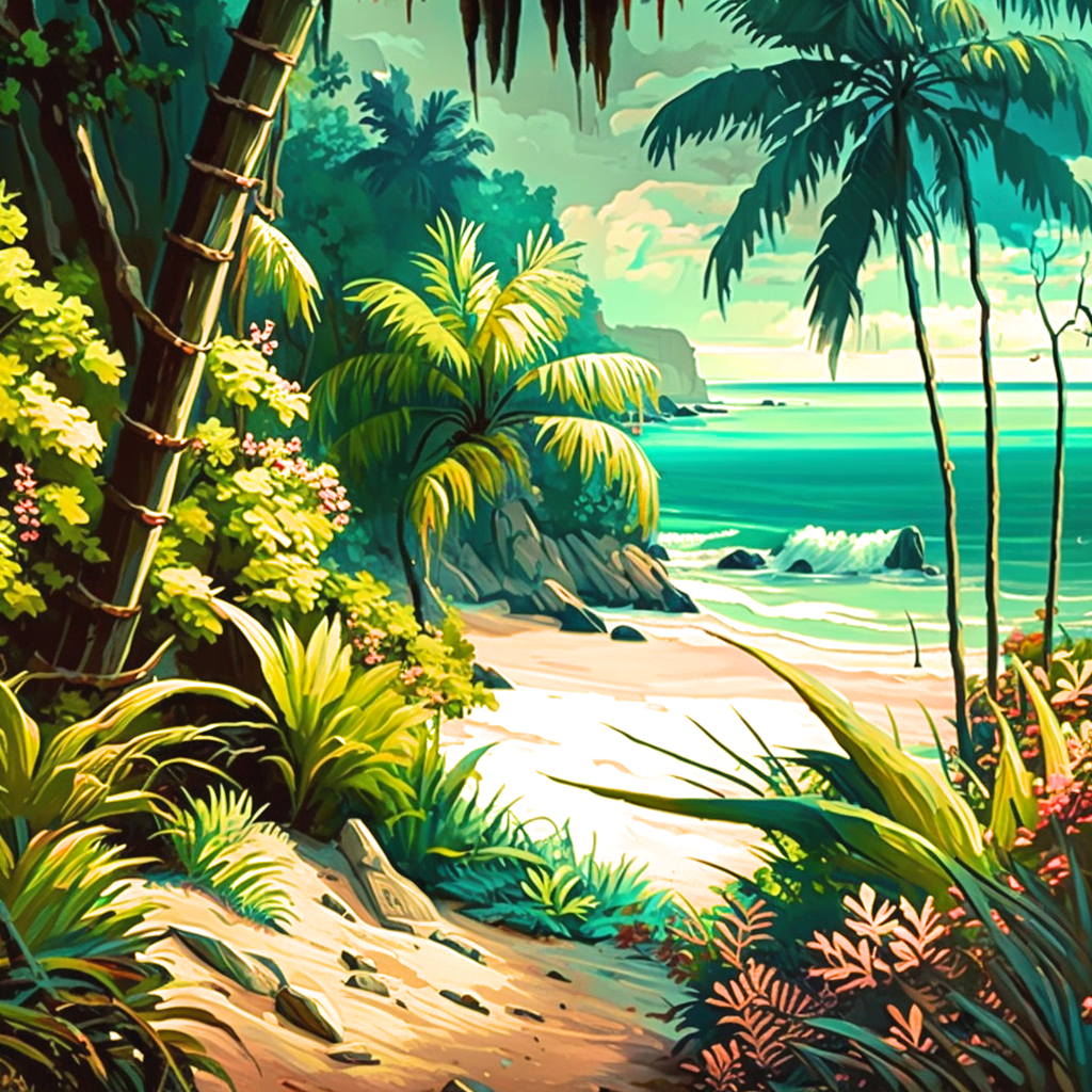 Beach Path Diamond Art Kit