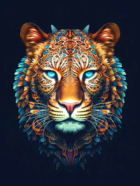 Emporer Leopard Diamond Art Kit