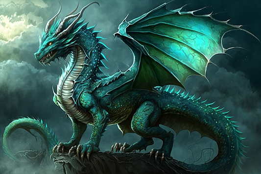 Green Dragon Diamond Art Kit