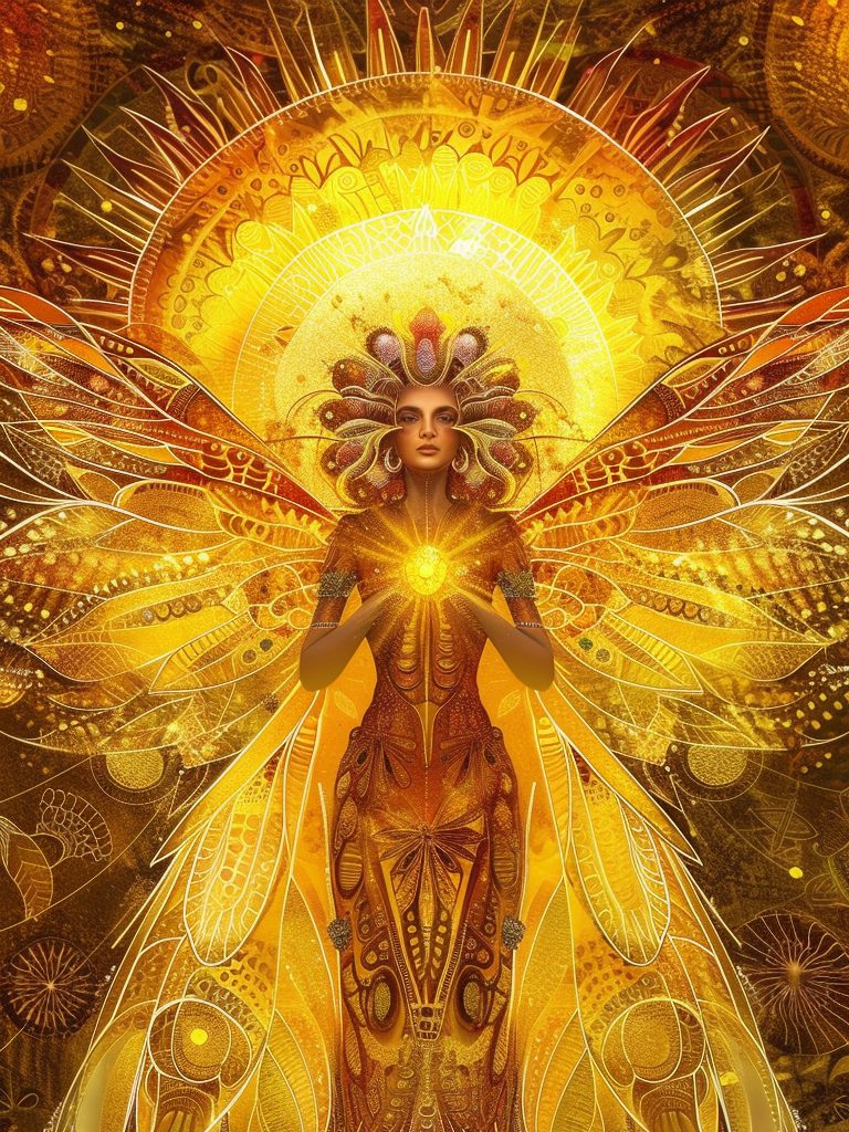Goddess Of Sun Diamond Art Kit
