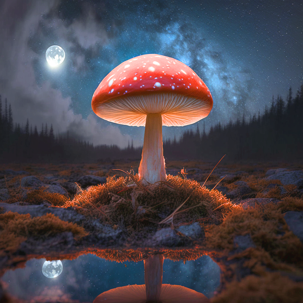 Moonlight Mushroom Diamond Art Kit
