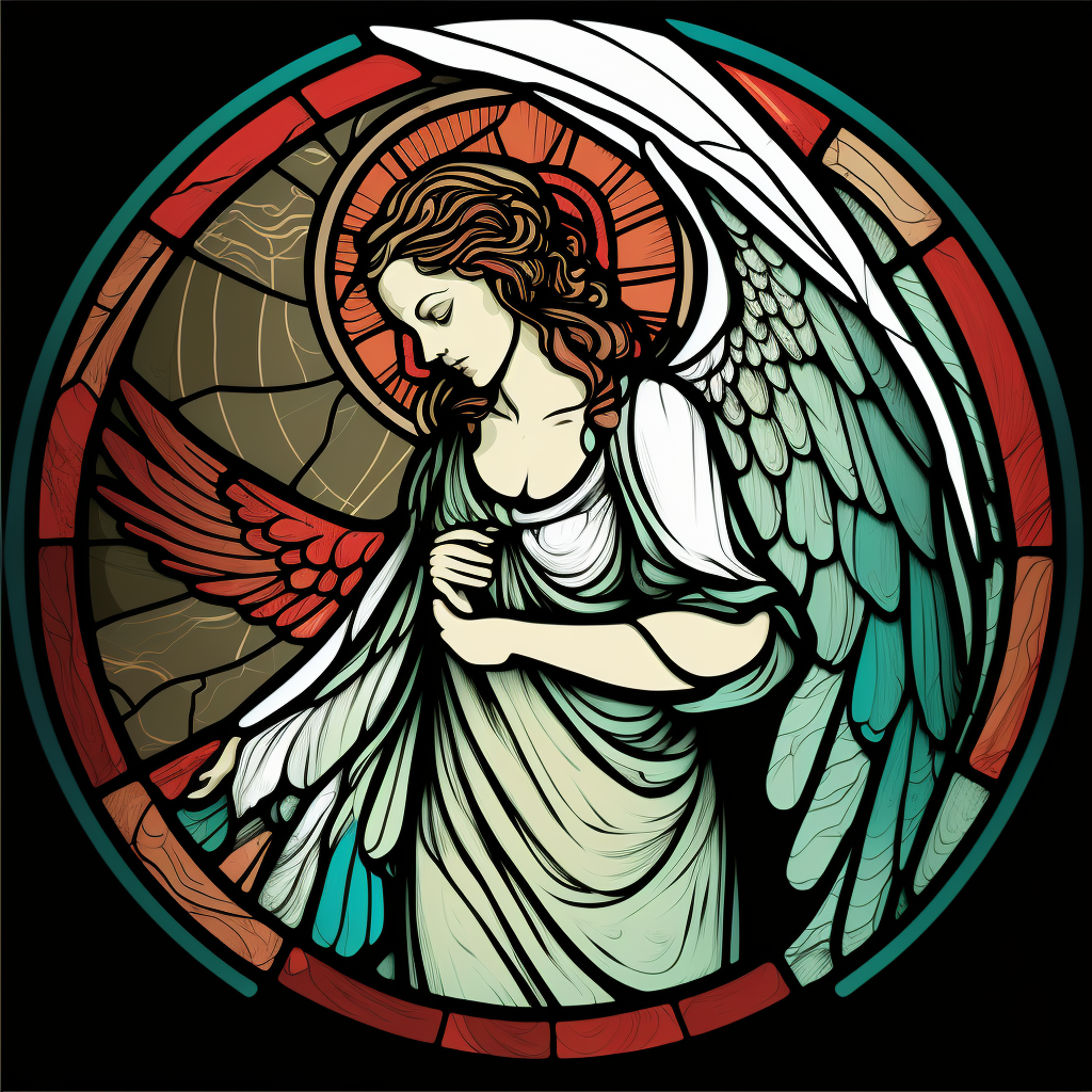Angel Circle Panel Abstract Diamond Art Kit