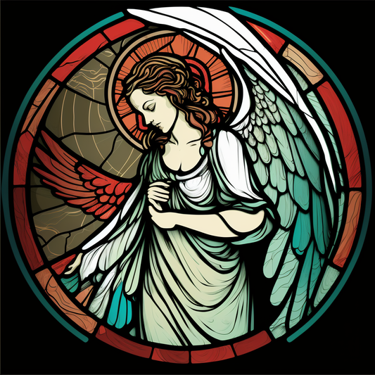 Angel Circle Panel Abstract Diamond Art Kit
