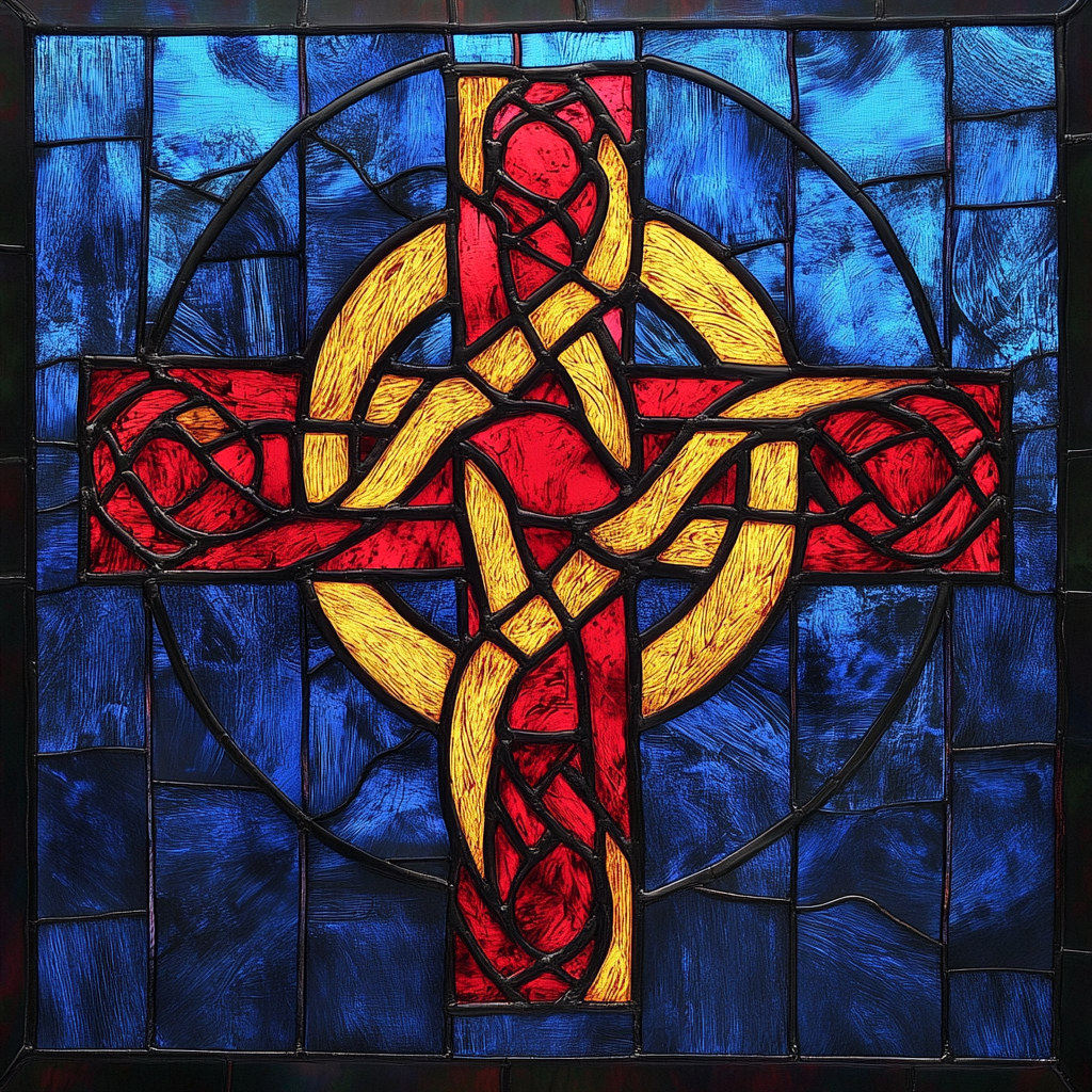 Celtic Knot Cross Diamond Art Kit