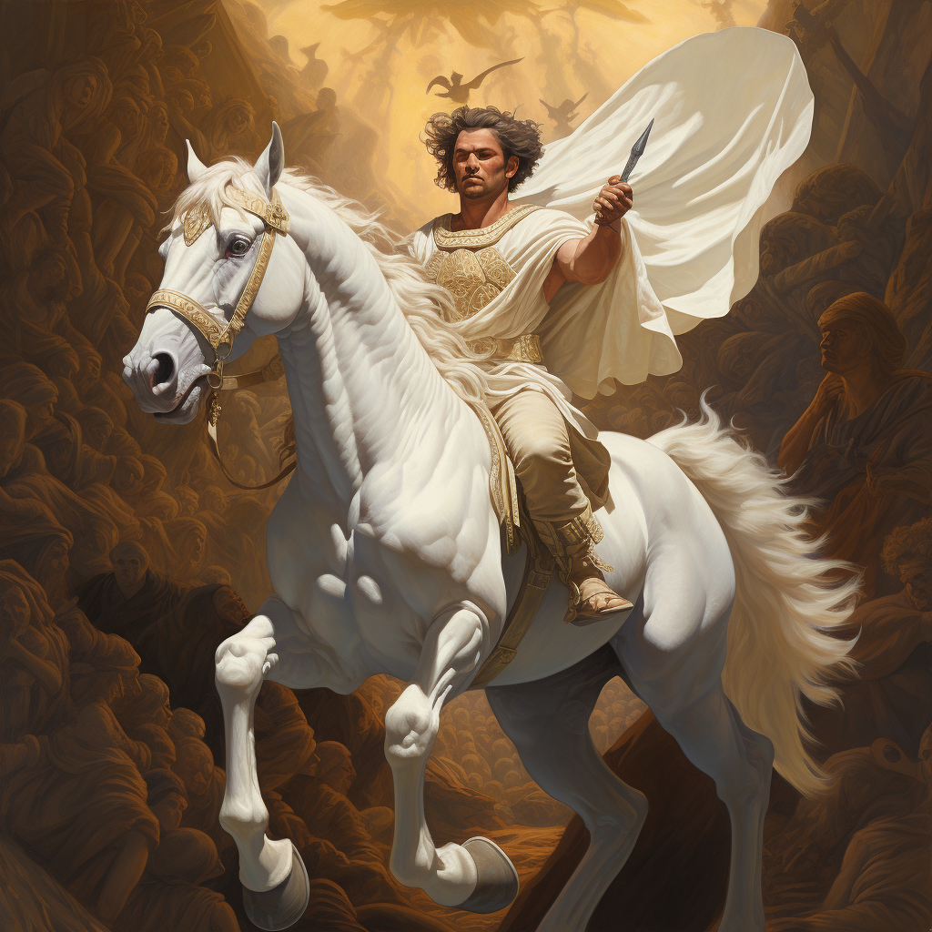 Roman Whitehorse Diamond Art Kit
