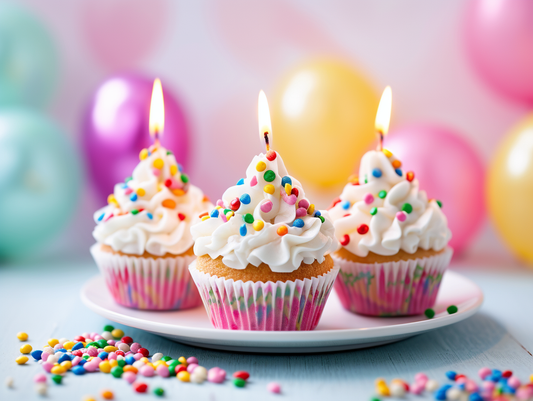 Three Confetti Cupcakes Diamond Art Kit