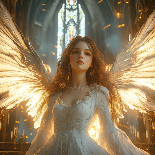 Fiery Wing Angel Diamond Art Kit