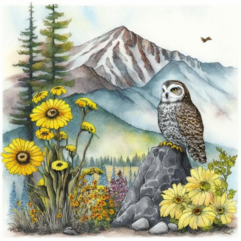 Rock Owl Diamond Art Kit