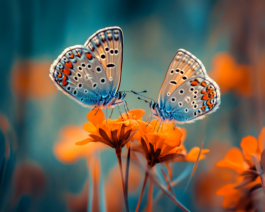 Two Spotted Butterflies Diamond Art Kit