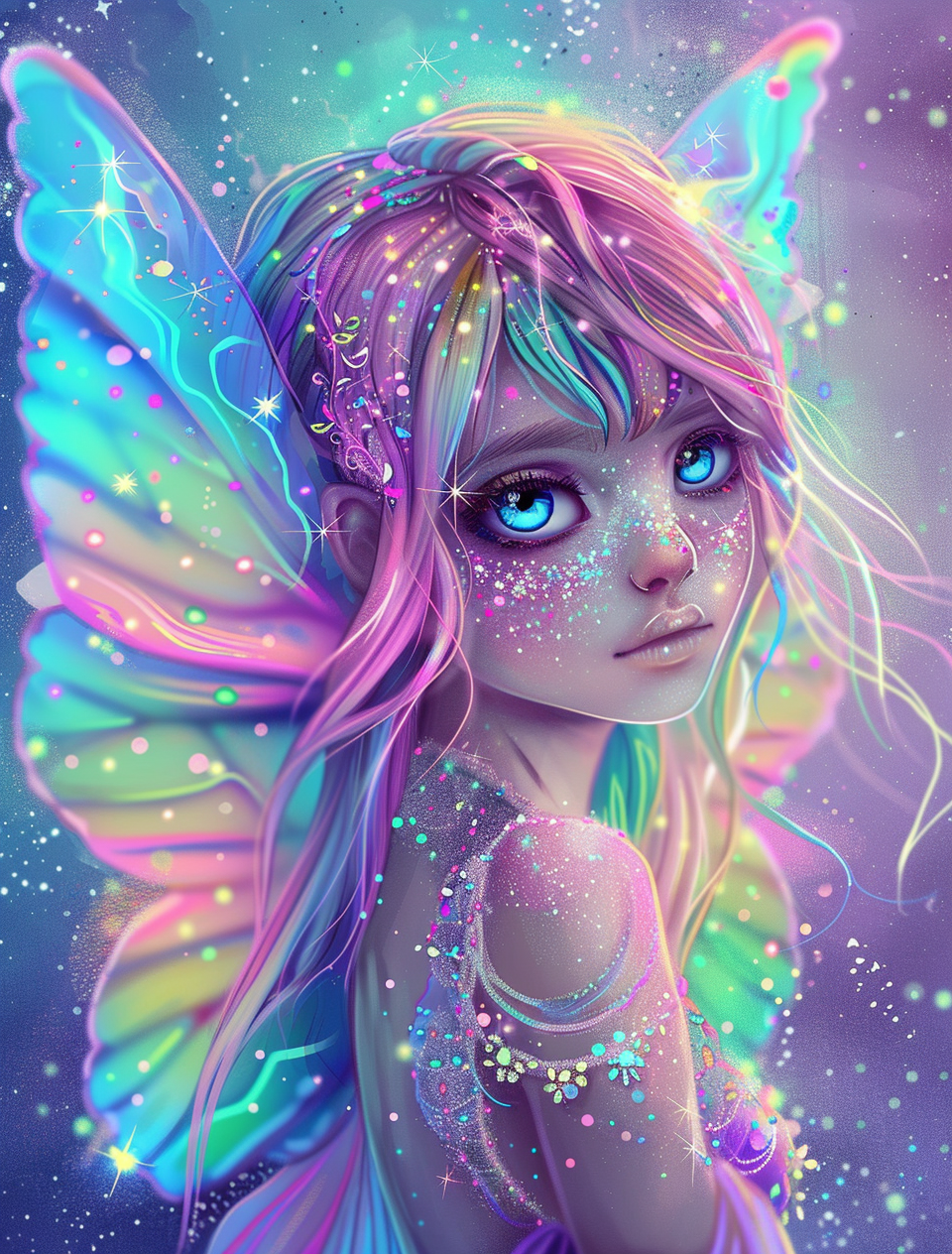 Pastel Wing Fairy Diamond Art Kit