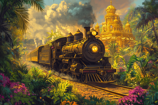 Golden Castles Team Train Diamond Art Kit