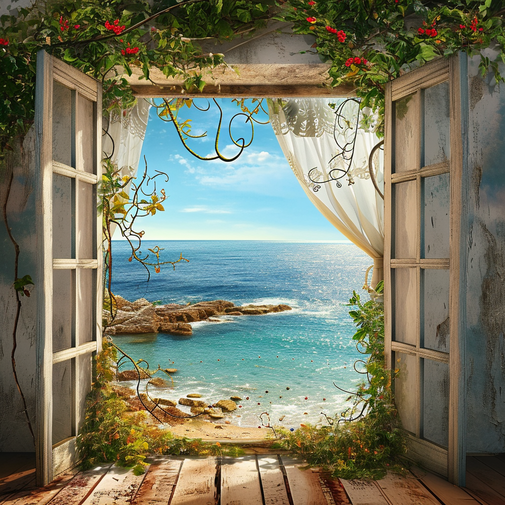 Open Doors To The Sea Diamond Art Kit