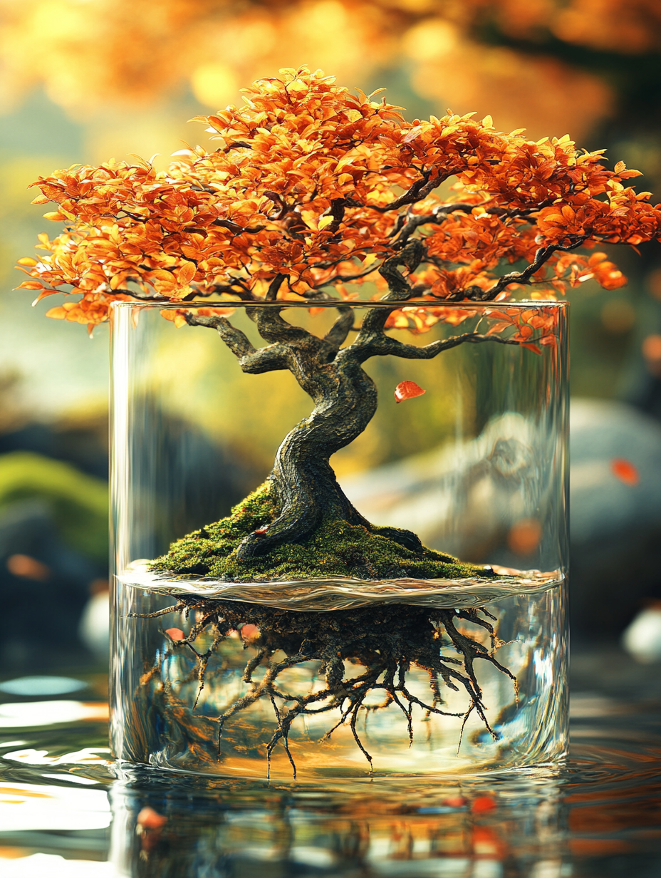 Old Tree Vase Diamond Art Kit