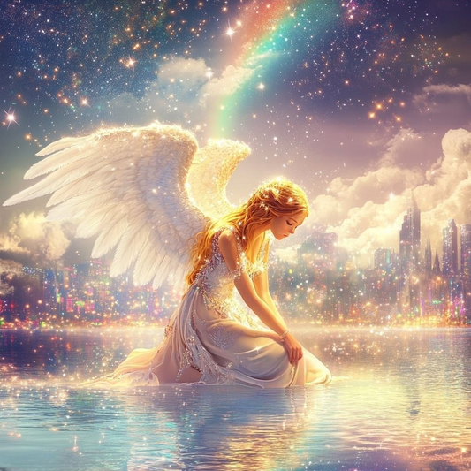 City Lights Angel Diamond Art Kit