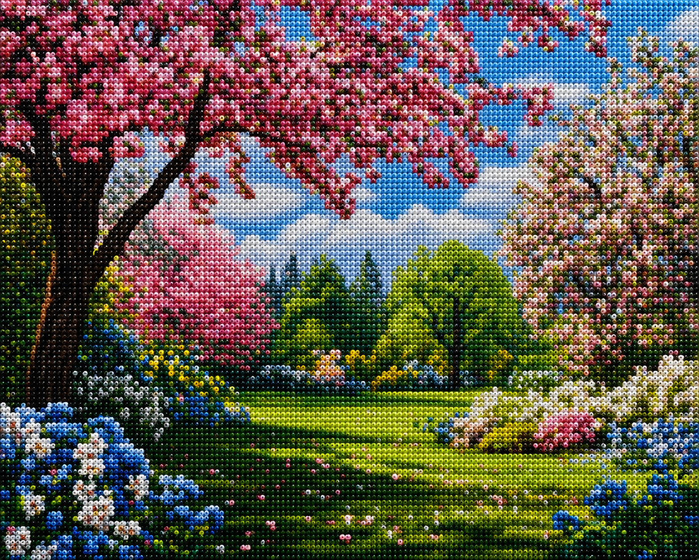 Flowers In Spring Diamond Art Kit