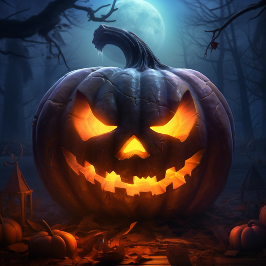 Full Moon Big Jackolantern Diamond Art Kit