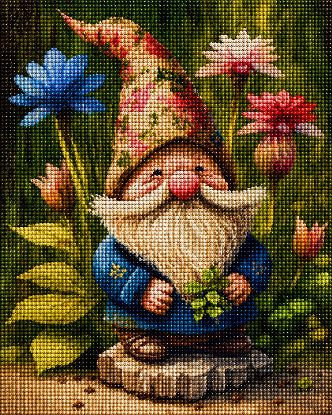 Garden Gnome Diamond Art Kit — diamond art kit canvas