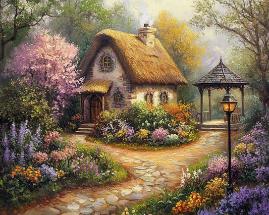 Garden House Gazebo Diamond Art Kit