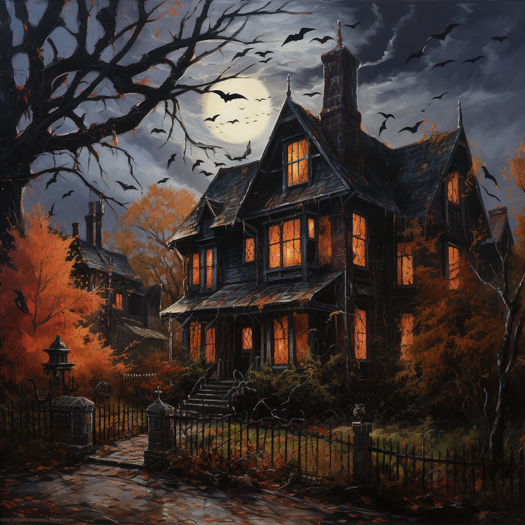 Glowing Window Witch House Diamond Art Kit