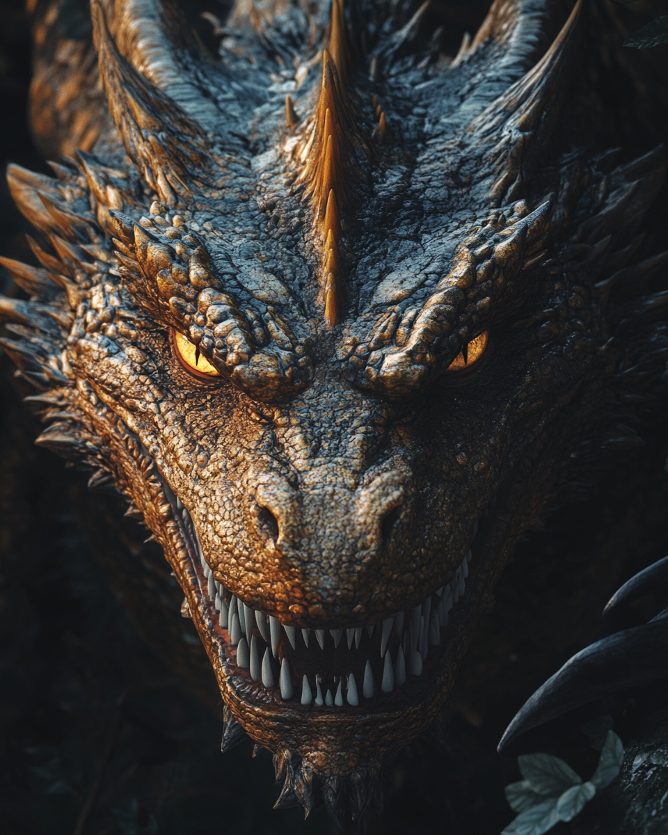 Glowing Yellow Eye Dragon Diamond Art Kit