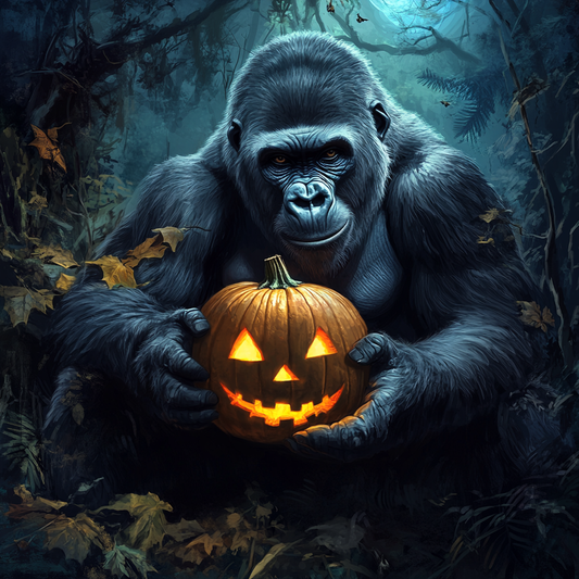 Halloween Gorilla Diamond Art Kit