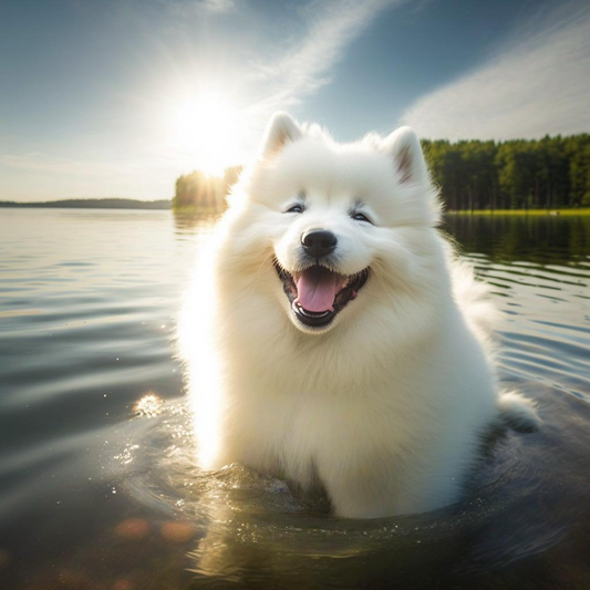 Happy Samoyed Diamond Art Kit