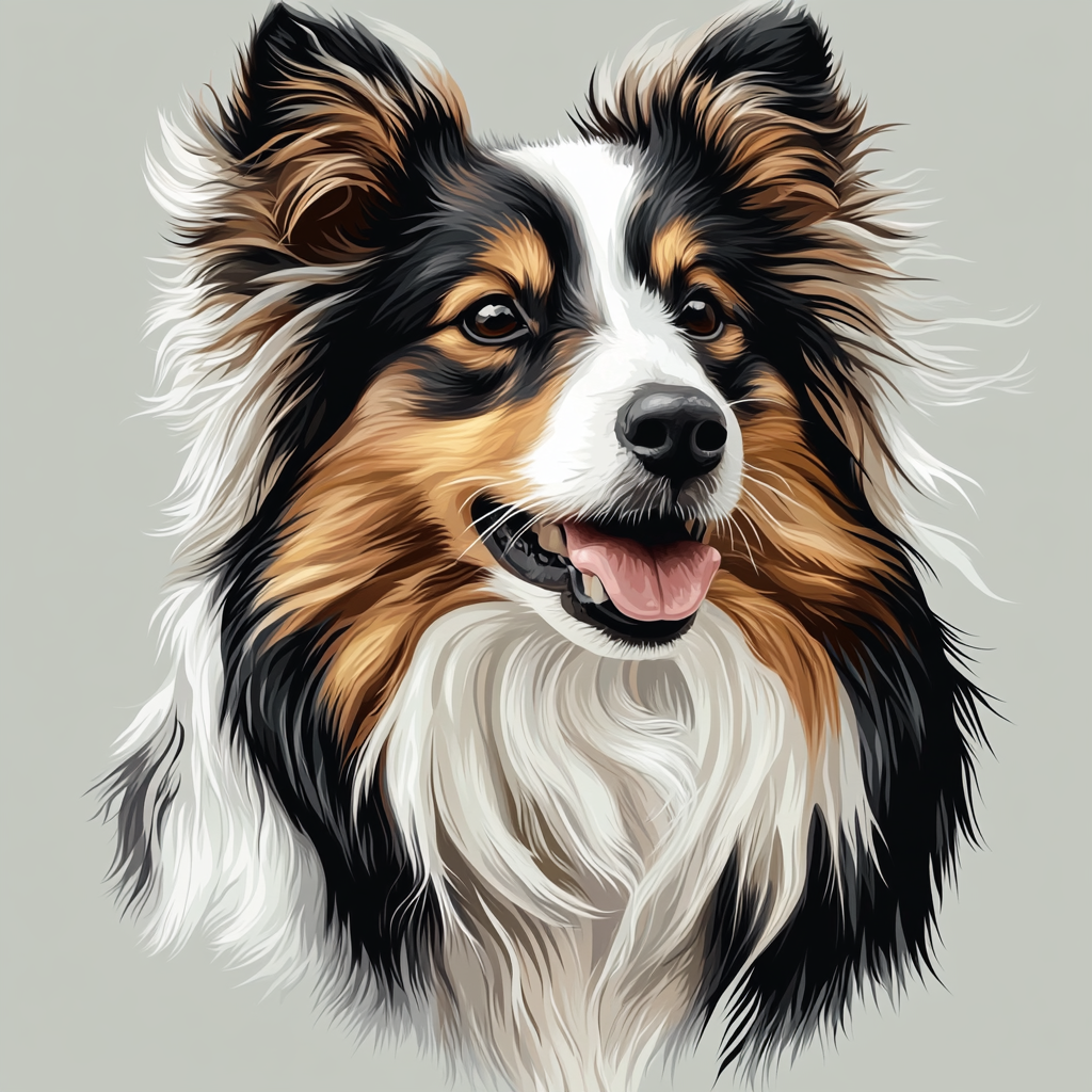 Happy Sheltie Diamond Art Kit