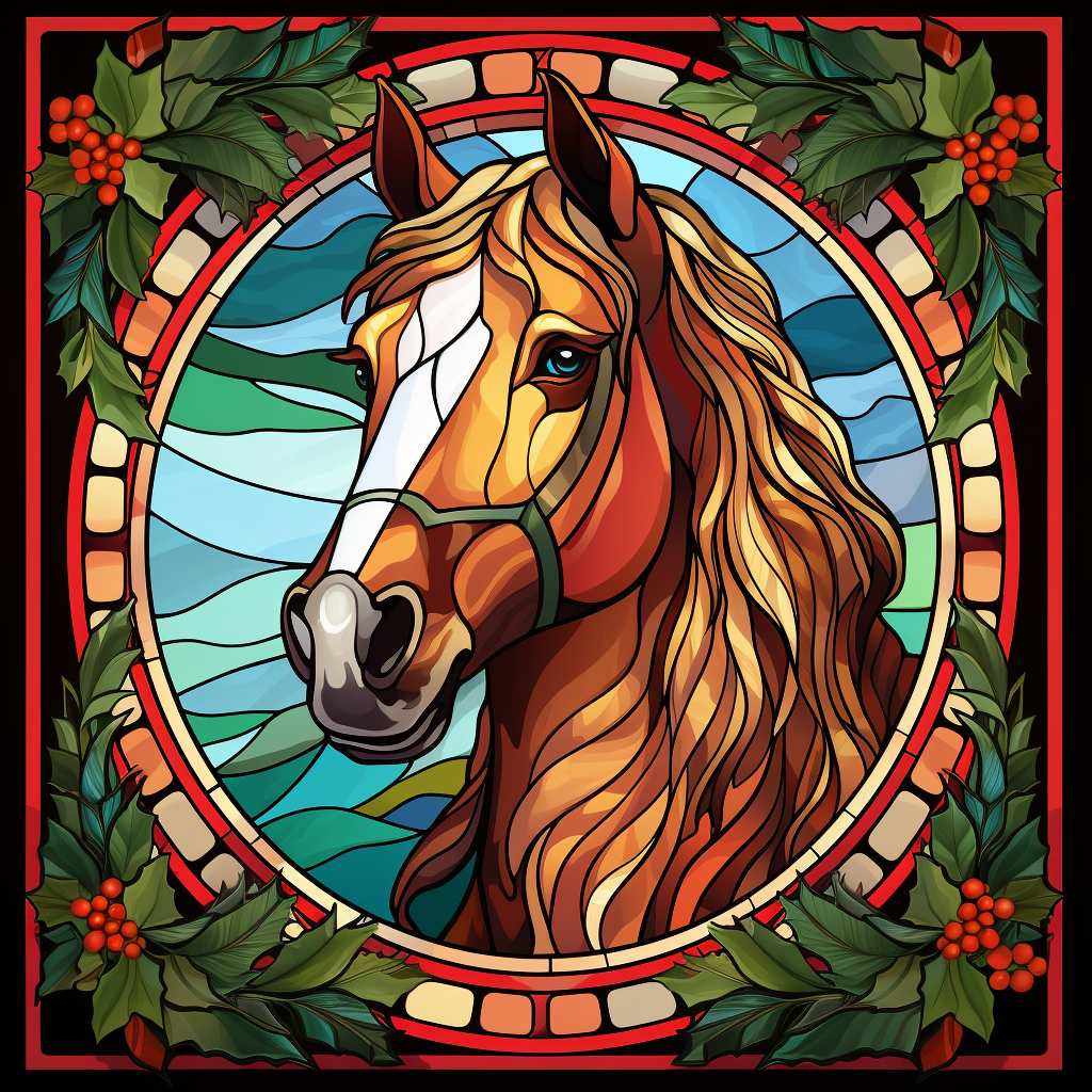 Holly Framed Horse Diamond Art Kit
