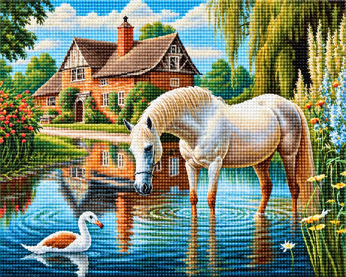 Horse And Bird Diamond Art Kit