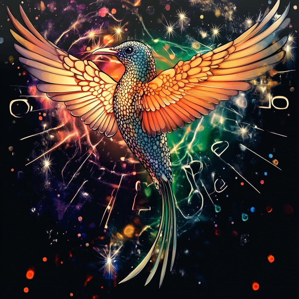 Hummingbird in Lights Diamond Art Kit