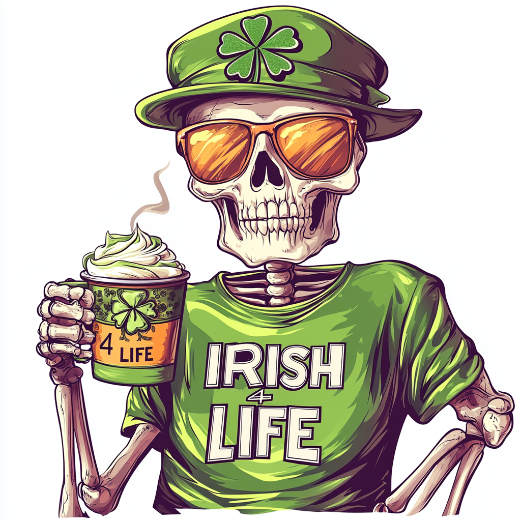 Irish for Life Skeleton Diamond Art Kit