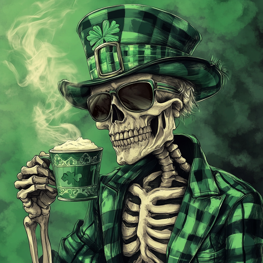 Irish Skeleton Diamond Art Kit