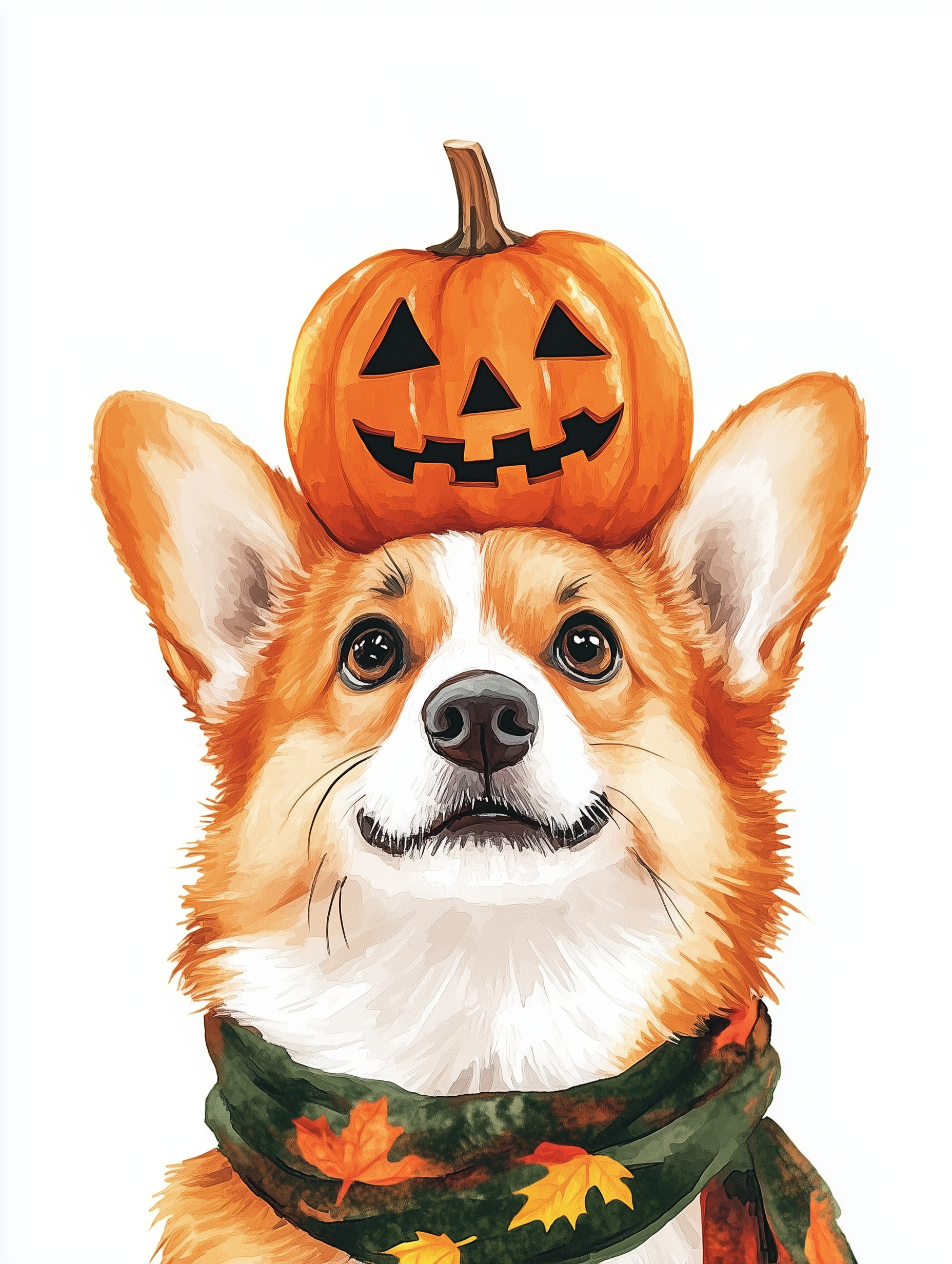 Jackolantern Corgi Diamond Art Kit