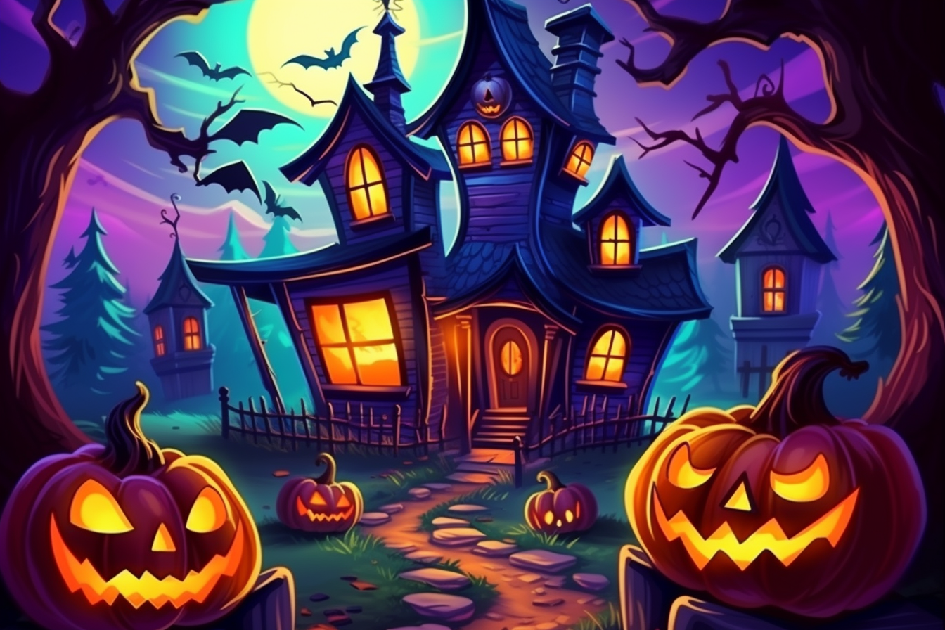 Jackolantern Witch House Diamond Art Kit