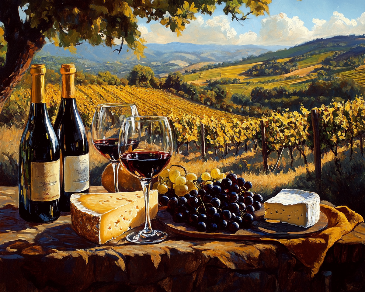 Late Afternoon Wine and Cheese Diamond Art Kit