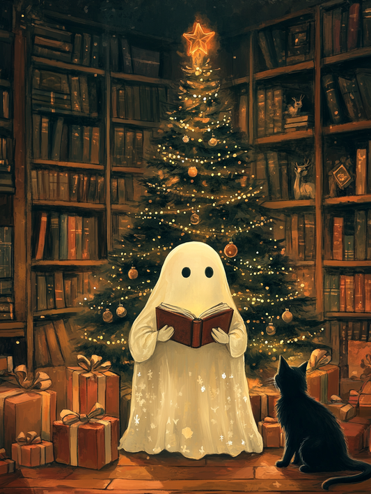 Library Ghost Diamond Art Kit