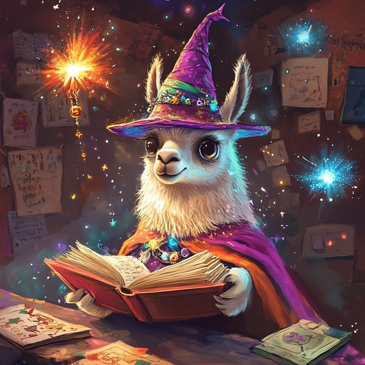 Llama Wizard Diamond Art Kit