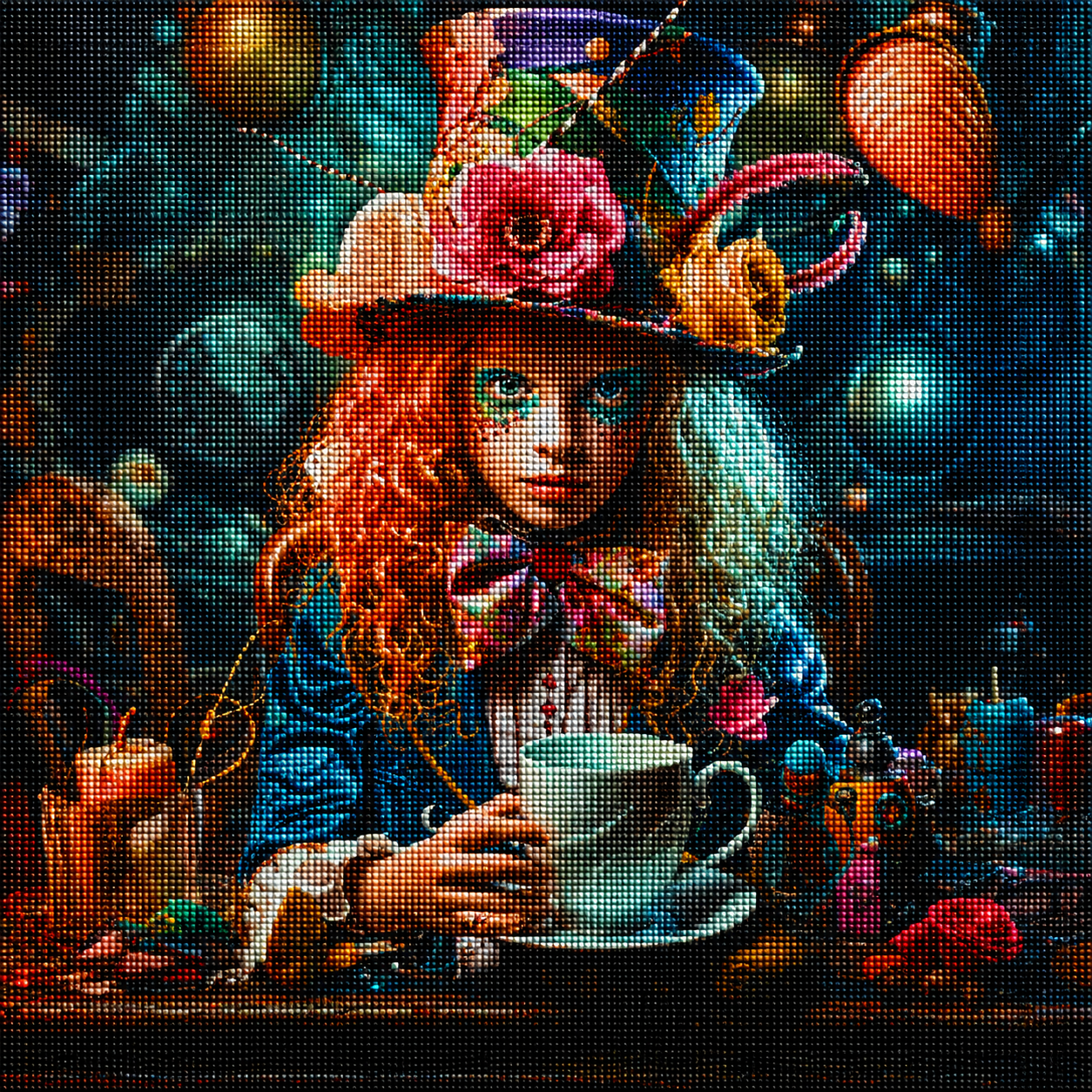 Madhatter Girl Diamond Art Kit