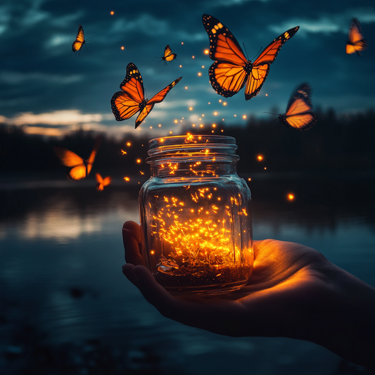 Magical Butterfly Jar Diamond Art Kit