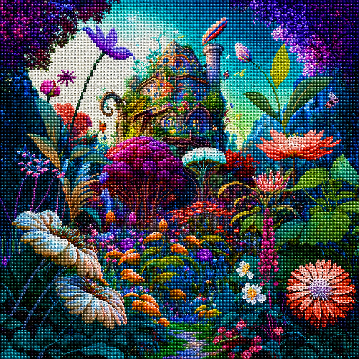 Magical Castle Garden Diamond Art Kit